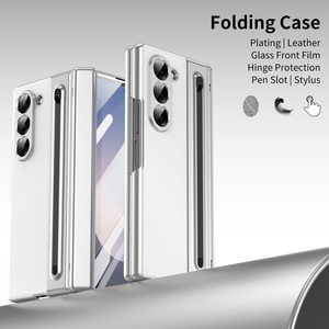 Đối Với Samsung Z Fold6/5 Da Bảo Vệ Trường Hợp Với Đàn Hồi Bút Khe Cắm Stylus Chủ Cho Điện Thoại Di Động Mô hình Galaxy Zfold 4/3 - Product Image 6