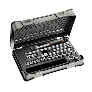 Socket <b>Set</b> 3/8 In Drive 605 <b>Pc</b> Mechanics Tool Kit With Case - Product Image 2