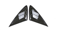 Accessoires de voiture Welta Sharp Edition, persienne de fenêtre arrière ABS+PP noire, fixation par boulons, look d'origine pour Hyundai Elantra 7ème génération