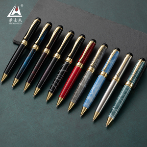 Sang Trọng Chất Lượng Cao Kinh Doanh Kim Loại Bút Twist Refill Bi Tím Bút Biểu Tượng Tùy Chỉnh Đa Màu Sắc Bút Cho Học Sinh Trung Học - Product Image 1