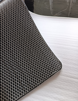 Tapis de souris en tissu polyester imprimé sur mesure, base en caoutchouc antidérapante à pois - Sublimation haute résolution, glisse fluide pour le jeu