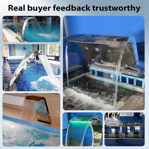 Boquilla de Cascada de Agua en Forma de Arco de Acero Inoxidable, Boquilla de Masaje para Piscina, Boquilla de Cascada para Piscina - Product Image 6