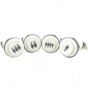 28mm yuvarlak anlık kontak basma düğmesi oyun makinesi eğlence oyun makinesi parçaları-atari makinesi düğmesi - Product Image 1