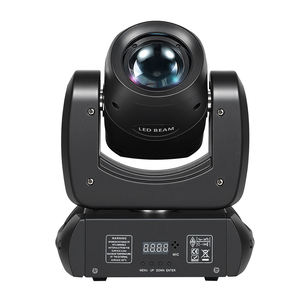 Lumière <span class=keywords><strong>de</strong></span> scène professionnelle à tête mobile LED 120W, faisceau lumineux, 8 motifs, 8 couleurs, DMX512, fête, mariage, concert, théâtre, <span class=keywords><strong>club</strong></span>, extérieur - Product Image 1