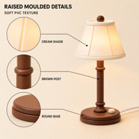 Designs de lampes de table rétro, ornements 3D, décoration pour la maison et le bureau, accessoires de voiture, figurines en vinyle souple PVC, boîtes mystères, personnalisation