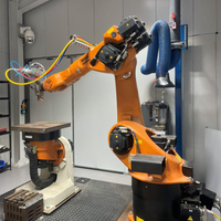 Bras robotisé KUKA KR5 R1400 de haute précision avec positionneur de soudage pour la soudure de tôles