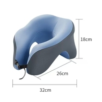 Coussin de sieste multifonctionnel en mousse à mémoire de forme Jaezo pour bureau, en forme de U, 32x26x18cm, idéal pour étudiants et pauses déjeuner - Vente en gros usine