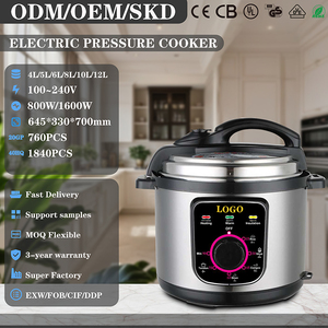 Olla a Presión Eléctrica Mecánica <span class=keywords><strong>de</strong></span> 8 <span class=keywords><strong>Litros</strong></span> con Recipiente Interior <span class=keywords><strong>de</strong></span> Acero Inoxidable <span class=keywords><strong>de</strong></span> Gran Capacidad Comercial - Product Image 2