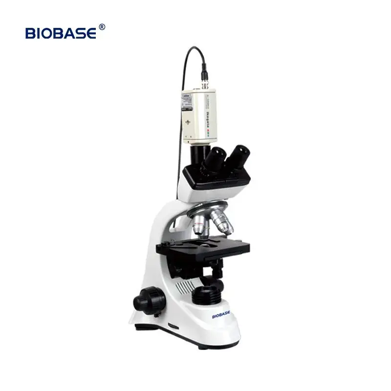 바이오베이스 디지털 현미경 삼안 헤드 랩 옵션 카메라 및 모니터 생물학적 현미경