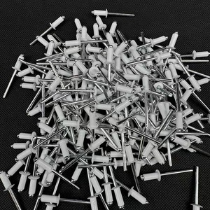 Mái vòm đầu AL mù đinh tán với thép trục gá <span class=keywords><strong>3</strong></span> <span class=keywords><strong>mm</strong></span> đinh tán mở cuối Pop Trắng Mù đinh tán remaches de aluminio - Product Image 4