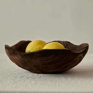 Bol à salade élégant en bois rustique, vaisselle en bois massif pour la maison et les restaurants - Product Image 1