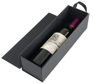 Caja <span class=keywords><strong>de</strong></span> Regalo para Vino <span class=keywords><strong>de</strong></span> Alta Gama Personalizada, Cajas para Botellas <span class=keywords><strong>de</strong></span> Vino con Asa para Licores y Champán, Caja <span class=keywords><strong>de</strong></span> Regalo Plegable con Cierre Magnético - Product Image 1