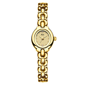 Montre ovale à quartz pour femme de style français, chaîne tressée, étanche, élégante et polyvalente pour le travail quotidien et les occasions décontractées - Product Image 4