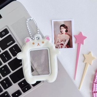 Kartu foto Pemegang Kunci K-POP K-CHARACTER K-CULTURE mode Aksesori terinspirasi Set hadiah