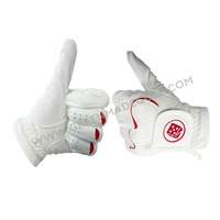 Gants de golf techniques en tissu nano de qualité supérieure OEM ODM Gant de golf de sport durable tous temps doux pleine grandeur Logo personnalisé