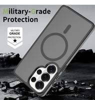 Étui de téléphone portable translucide de luxe avec anneau magnétique, sensation de peau, pour Samsung Galaxy S26 Ultra, coque de téléphone personnalisée