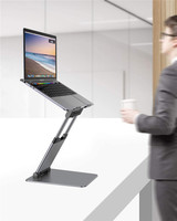 Support d'ordinateur portable ergonomique en aluminium, réglable en hauteur, pour bureau debout - Offre Spéciale