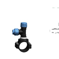 Accessoires de plomberie ISO17885, raccord de tuyauterie pour irrigation goutte à goutte, raccords à compression PP, filtre, collier de serrage, selle de raccordement