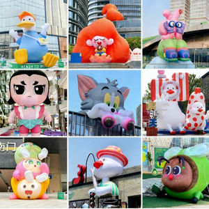 ชุดมาสค็อตไข่พองได้หลากสีสามารถเคลื่อนย้ายได้ - Product Image 4