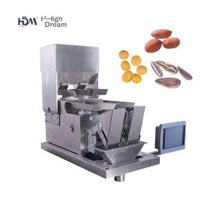 Automática 4 cabezas pesadora lineal lentejas cereales macarrones dulces máquina de envasado de alimentos - Product Image 3