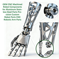 Services de fraisage, perçage, brochage, électroérosion à fil et usinage CNC 4/5 axes sur mesure pour acier inoxydable, usinage de précision de bras robotisés et tournage de pièces usinées