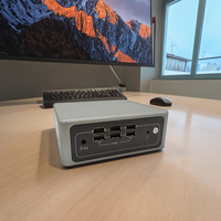 Mini PC NUC I3-10110U de Cuatro Núcleos con Windows 11, 16GB de RAM DDR4, 512GB de SSD, USB 3.0 Tipo-C, 4K DP, Portátil, 1 Año de Garantía, Nuevo