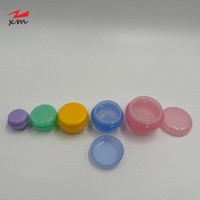 Pot à crème en forme de champignon de 5g à 50g, conteneur vide pour crème pour le visage, emballage pour soins de la peau, mini pot cosmétique en plastique PP pour crème pour les yeux