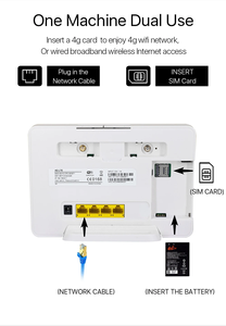 Router CPE 4G LUXURY B535 Pro, <span class=keywords><strong>PPPOE</strong></span>/VPN, 300 Mbps, Antena Externa Extraíble, B1/2/3/4/5/7/8/12/17/28/66/38/40/41 - Product Image 6