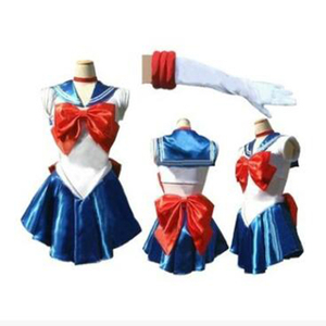 Costume de fête cosplay sexy pour femmes, <span class=keywords><strong>Sailor</strong></span> <span class=keywords><strong>Moon</strong></span>, robe de fantaisie classique d'anime japonais en polyester - Product Image 1