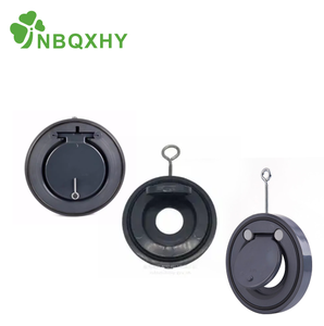 วาล์วตรวจสอบแบบสวิงชนิดเวเฟอร์ UPVC พลาสติก <span class=keywords><strong>PVC</strong></span> ขนาด 2-8 นิ้ว วาล์วกันกลับแบบชิ้นเดียว ควบคุมด้วยมือ สำหรับน้ำอุณหภูมิสูง - Product Image 3