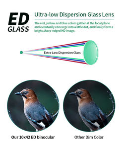 Binock Best – <span class=keywords><strong>jumelles</strong></span> de vision ED étanches 8x42 <span class=keywords><strong>10x42</strong></span>, puissantes pour la chasse - Product Image 4