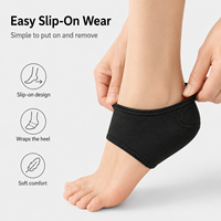 Échantillon Gratuit : Coussinets de Talon en Gel de Silicone pour Tissus, Manchons de Soutien, Chaussettes Amortissantes, Protège-Talons pour Talons Secs, Craquelés et Douloureux