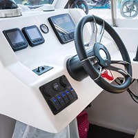 Nouveau chargeur USB Type C PD et QC 3.0, panneau de commutation à bascule étanche IP65 ABS 8 voies avec voltmètre pour voitures/camions, bateaux/camping-cars (12V-24V)