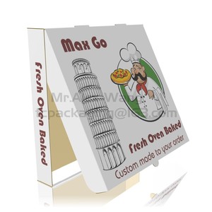 Cajas de Pizza de Papel Kraft Blanco Impresas Personalizadas de 15 Pulgadas, Alta Calidad y Precio Económico, Pedido 2026 - Product Image 6