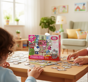 Puzzle en papier Hello Kitty, 60 pièces, puzzle de dessin animé en couleur pour enfants de 5 à 7 ans, jouet unisexe - Product Image 2
