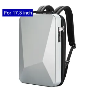 Toptan anti hırsızlık ince çanta erkekler-2022 sert kabuk akıllı Usb şarj su geçirmez 17.3 ince Laptop çantası erkekler iş sırt çantası genişletilebilir Anti hırsızlık oyun sırt çantası