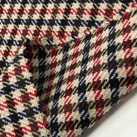Tissu en polyester 100% teint en fil, motif écossais, coupe-vent, poids moyen, personnalisable