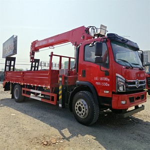 รถบรรทุกติดเครน Dongfeng 4X2 ใหม่เอี่ยม กำลังสูง สำหรับงานโครงสร้างพื้นฐาน - Product Image 1
