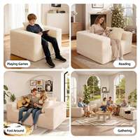 Promotion Fauteuil paresseux en forme de pouf en mousse compressée sous vide pour petit appartement et balcon, personnalisable