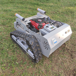 Điều khiển từ xa cỏ tông đơ thông minh flail Máy cắt cỏ 7.5HP Dozer Máy cắt Crawler nhiên liệu xăng Máy cắt cỏ - Product Image 4