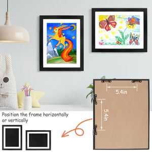 Trẻ em sáng tạo tác phẩm nghệ thuật có thể thay đổi màu sắc không thấm nước thân thiện với môi A4 thư Kích thước phía trước mở tường nghệ thuật khung cho trẻ em của hình ảnh - Product Image 3