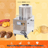 Qd Mech Automatische Yam Gember Aardappelschiller Wortel Wassen Ui Aardappel Trommel Schilmachine