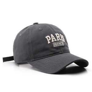 Casquette <span class=keywords><strong>de</strong></span> baseball unisexe Bottcoola <span class=keywords><strong>PARIS</strong></span> Design, printemps-automne, personnalisée, avec lettres brodées, 6 panneaux, pour les sports <span class=keywords><strong>de</strong></span> plein air - Product Image 5
