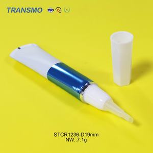 Tube souple transparent de 15 ml pour crème contour des yeux, avec bouchon, personnalisable avec logo, vente en gros - Product Image 6