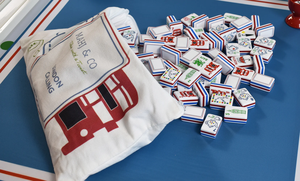 Juego de Mahjong Americano de Lujo de 5 Capas, Estilo Londinense, Clásico, Artístico, de Acrílico, con Fichas de Mahjong Grabadas con Lugares Emblemáticos de Londres - Product Image 6
