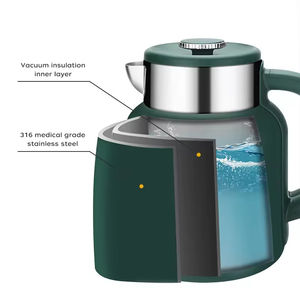 Bouilloire électrique intelligente portable en acier inoxydable, taille compacte pour une ébullition efficace de l'eau - Product Image 3