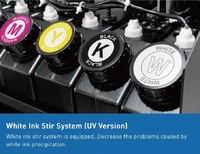 Printer Inkjet UV LED Manual Ukuran A1 A2 3pcs untuk Pencetakan Kartu & Kulit Model 6090/5060