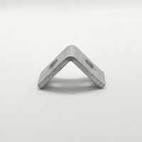 Support en L galvanisé durable à 90 degrés avec trou 1x1 pour montage sur canal profilé 41x41mm