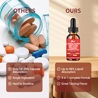 Extrait de piment de Cayenne en gouttes, complément liquide à absorption rapide, extrait liquide de capsaïcine, favorise la circulation, la santé digestive