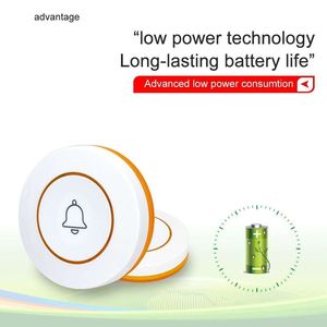 Sistema di Chiamata Wireless per Camerieri, Campanello di Servizio a Tasto Singolo, Pager per Ristoranti, Caffè, Hotel, Bar, Dispositivo di Assistenza agli Ospiti - Product Image 2